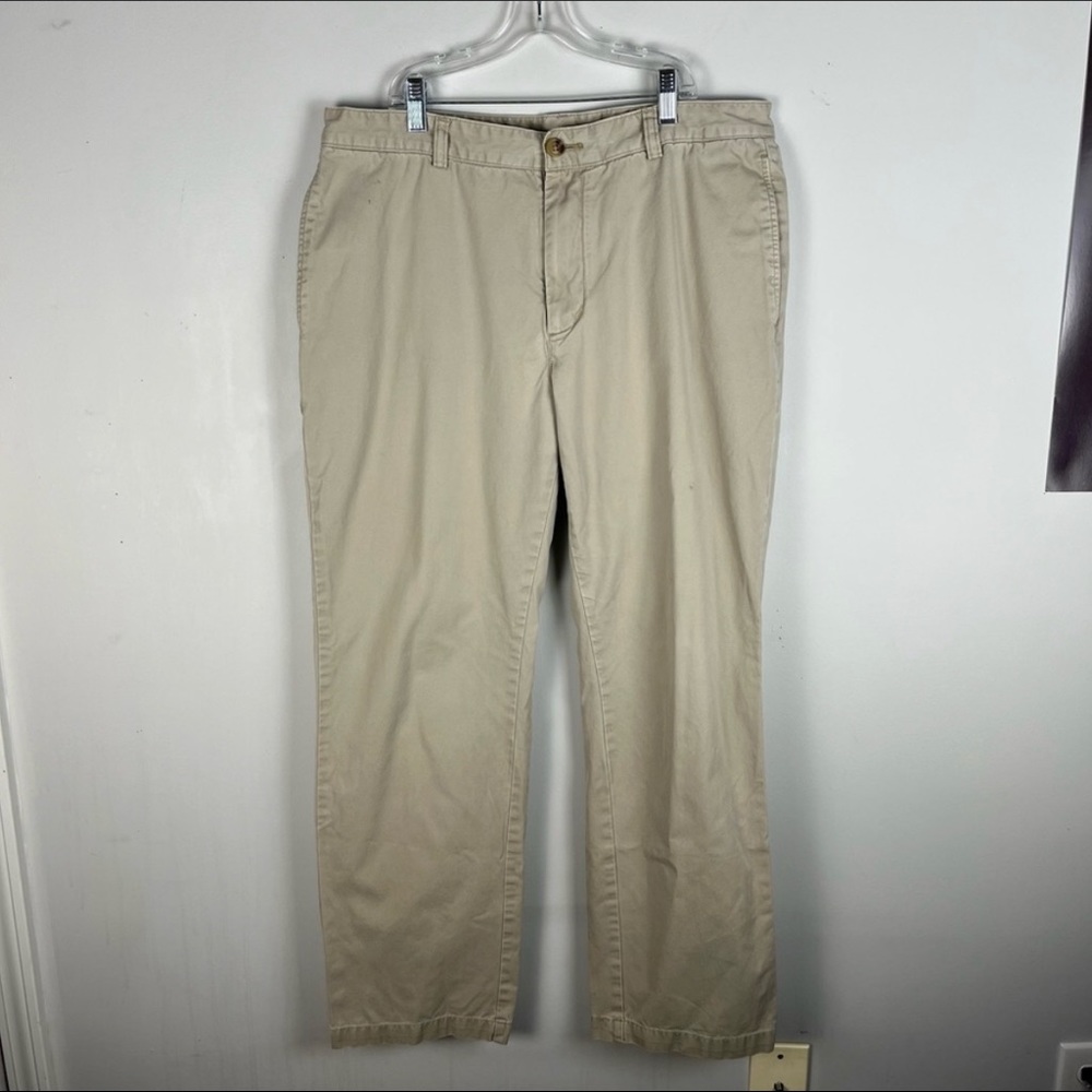 Vineyard Vines Mens Chino Khaki Classic Club Straight Leg Pants